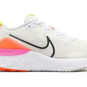 Nike Renew Run Women’s Sneakers Size 6.5 Platinum Tint White Pink Blast Black